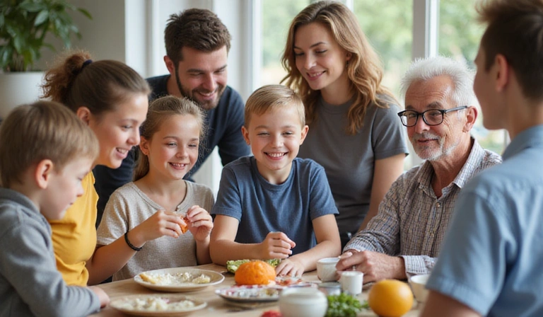 Diverse group of people of different ages, symbolizing suitability for all ages