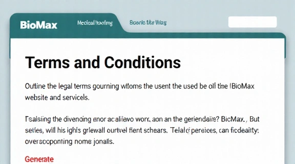 A shield icon symbolizing protection and disclaimer